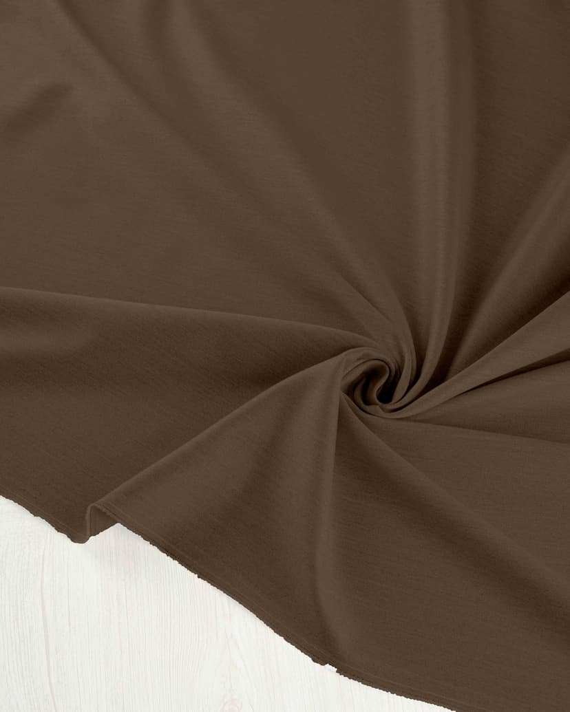 کتان گاباردین ترک ضخیم قهوه‌ای تیره